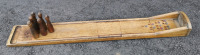 Vintage Wooden Bowling Game - 47.5" Long & 7" Wide