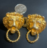 Cool Dotty Smith Lion Head Door Knocker Belt Buckle Clasps - 2