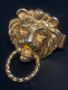 Cool Dotty Smith Lion Head Door Knocker Belt Buckle Clasps - 5