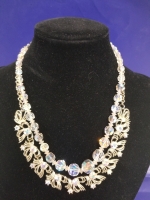 Pair of vintage Crystal and Rhinestone necklaces