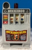 Radica Buckaroo Slot Bank. (Not a Gambling Device.) Box Stands 10" Tall