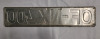 Vintage German License Plate , measures 21.5"×4.5" - 3