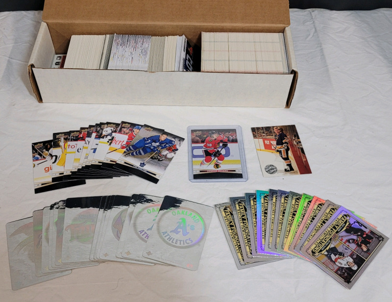 1991 - 2024 NHL Hockey & MLB Baseball Trading Cards . Includes 2024 Tim Hortons Base Set w/Connor Bedard