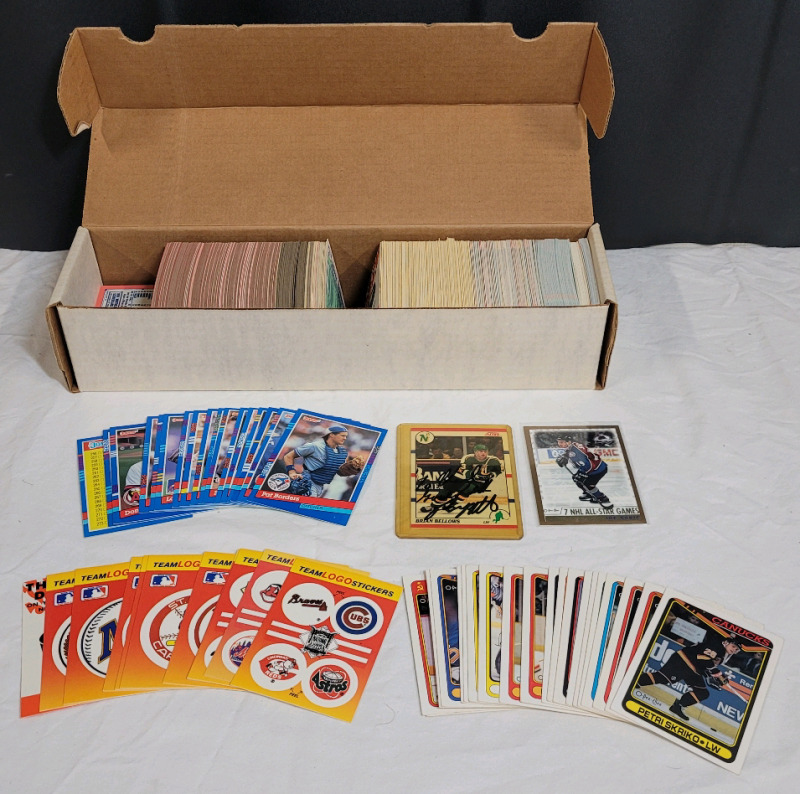 1990 OPC & Proset NHL Hockey Trading Card Singles & 1991 Topps , Fleer , Donruss MLB Baseball Trading Card Singles