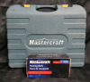 Mastercraft Air Compressor Framing Nailer w/Case & 1/2 Box Nails . Use with 2” - 3-1/2” 34-degree clipped-head framing nails - 3