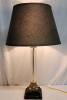 Moden Home Decor Corinthian Neoclassical Column Lamp with Shade . Measures 31" tall . Tested Working