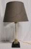 Moden Home Decor Corinthian Neoclassical Column Lamp with Shade . Measures 31" tall . Tested Working - 2