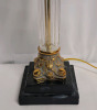 Moden Home Decor Corinthian Neoclassical Column Lamp with Shade . Measures 31" tall . Tested Working - 4