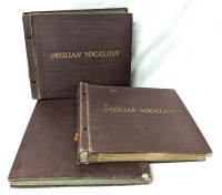 3 Antique 1922 to Vintage | Cloth-Bound '78 Record Albums "Aolian Vocalion"