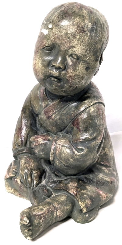 Large Buddhist Child Statue | 14.25" Tall