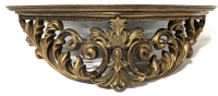 Vintage Ornate Wall Shelf | Made in USA | 21.5" x 9" x 6 5" Tall