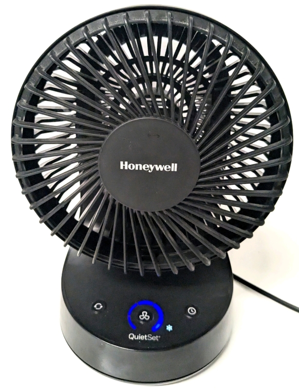 Honeywell QuietSet Oscillating Tabletop Fan with Timer | 13" Tall | Model HTF337BC