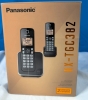 New Panasonic DECT 6.0 Expandable Cordless Phone with Call Block - 2 Cordless Handsets - KX-TGC382CB (Black) - 2