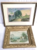 2 Vintage Framed Wall Art - One is Signed Alger Herron