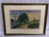 2 Vintage Framed Wall Art - One is Signed Alger Herron - 4