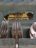 63 pc's Vintage Rogers Oneida Silver plate Flatware - Plantation Pattern in Case - 4