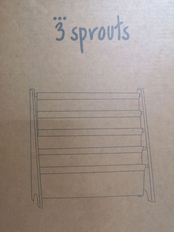 New 3 Sprouts Fabric Kids Book Rack - 24.5"Lx10"Wx24"H