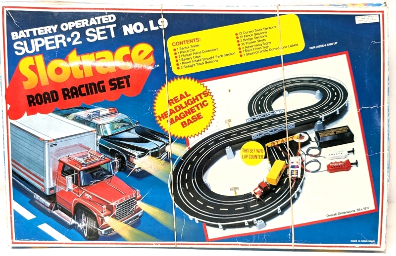 Vintage SLOTRACE Road Racing Set | Super•2 Set No. L9