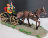 LEMAX Christmas Carriage for Two Collectible Miniature . Measures 7.5" Long - 2