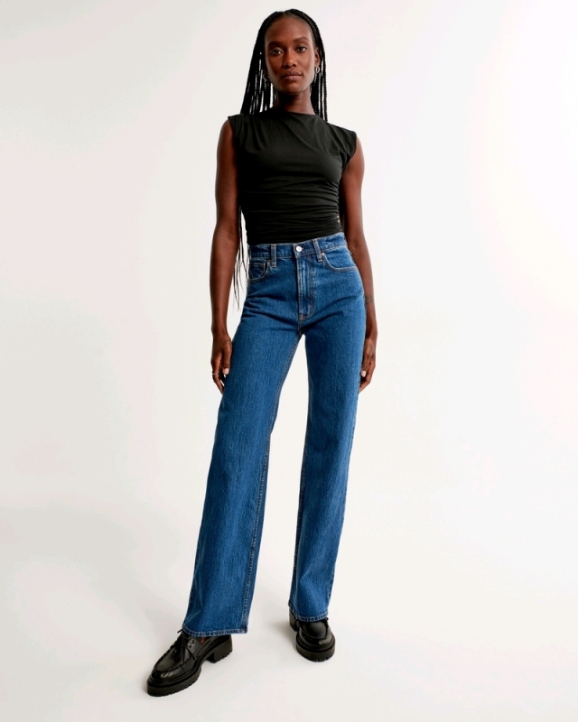 New | Size 29/8L Abercrombie & Fitch | The 90's Relaxed High Rise Jean * Retailed For $98*