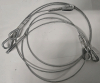 3 New | 57" x 4mm Wire Rope Sling Cable - 2