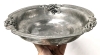 Vintage (Engraved 1883 on inside rim) SKS ZINN 95% Pewter Grape Bowl | 10.4" Diameter x 2.5" Tall - 4