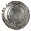 Vintage (Engraved 1883 on inside rim) SKS ZINN 95% Pewter Grape Bowl | 10.4" Diameter x 2.5" Tall - 5