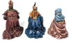 Ceramic Nativity Set (Sans Animals) | 1.5" - 7" Tall - 3