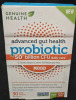 New Sealed | Genuine Health Vegan Advanced Gut Health Probiotics : Mood Supporting Probiotic| 30 Capsules Total Expires: 11/ 2025 - 2