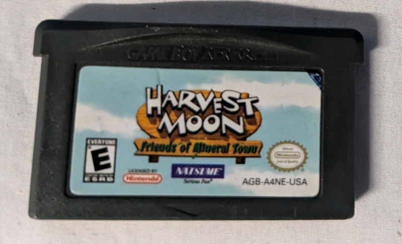 Harvest Moon: Friends of Mineral Town Nintendo GameBoy Advance Game