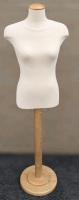 Great Dress Stand / Mannequin 60" (5ft) Tall with Wooden Base and Pole