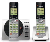 VTech DECT 6.0 Dual Handset Cordless Phone with ITAD, CID & Backlit Keypads and Screens |Model # CS6929-2