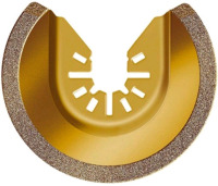 New | Rockwell Sonicrafter 3-1/8-inch Universal Fit Carbide Grit Semicircle Blade | Model # RW8946