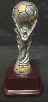 12 New | Resin World Cup Figures / Mini Awards ( 6.5" Tall ) * All Boxed Individually *