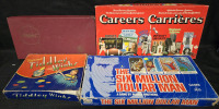 4 Vintgae Board Games | Includes: The Six Million Dollar Man, Toytime Tiddley Winker, Careers & Scrabble Crossward Game