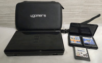 Nintendo DS Lite With Carry Case and 3 Games * Retails for 89$ * Tested and Working*