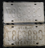 Matching Ontario License Plates With Chain Cover | Plate # C88 387 ( 12" x 6" ) - 2