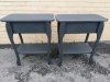 2 End/Side Tables with Faux Drawers - 21" L, 11" W & 24.5" H - 5