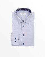 New Size 16 Danini 100% Cotton Contempory Fit Shirt in Lavender Retail $175 00