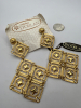Amazing D&rsquo;Orlan Brutalist rhinestone Brooch Fancy Earrings - 3