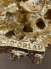 Amazing D&rsquo;Orlan Brutalist rhinestone Brooch Fancy Earrings - 6