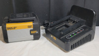 Caterpillar CAT 60V Max DG5.0ah Lithium-ION Battery & Charger . Compatible with all Cat 60V Outdoor Power Equipment . Retail $300