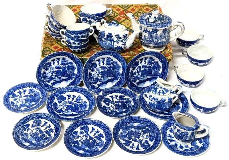 Assorted Vintage Children's Tea Set Pieces Made in Japan