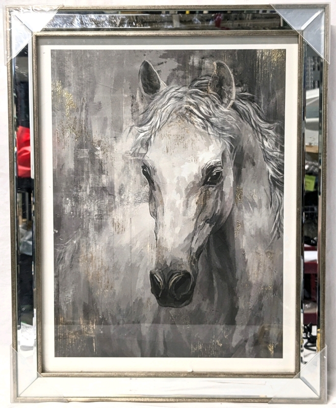 New Framed HomeTrends Horse Print | 16" x 0.6" x 20" Tall