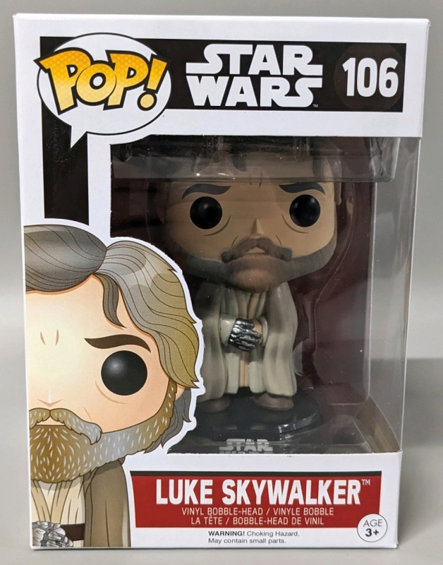New Funko Pop! Star Wars #106 Luke Skywalker Bobble-Head