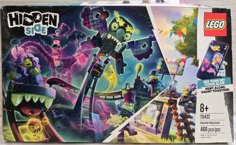 New 466 pcs| Lego # 70432 Hidden Side: Haunted Fairground Amusement Park Building Set