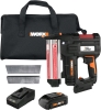 New , Open Box - WORX Nitro 20V Cordless 18 Gauge Nail / Staple Gun . 18 Gauge Brad Nails & Narrow Crown Stapler . Retail $270 - 3
