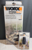 New - WORX Quick Snap Connection Hydroshot Adjustable Outdoor Power Scrubber & Turbo Nozzle
