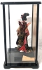 Gorgeous Vintage Japanese Maiko Doll in Closed Display Case | 11.5" x 9.5x x 17" - 4