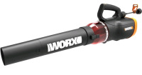 New | Worx Turbine 12 Amp Corded Leaf Blower with 110 Mph and 600 Cfm Output and Variable Speed Control | Model# WG520 * Retails for 164.80/ Tested & Working *